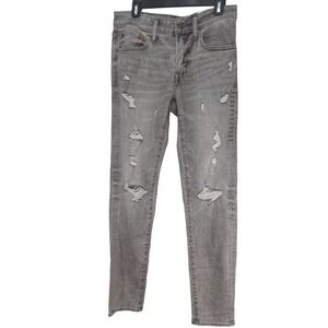 AMERICAN‎ EAGLE AE AirFlex+ Ripped Skinny Jean (31x34)